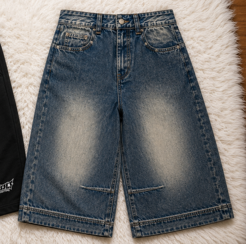 Baggy Denim Shorts